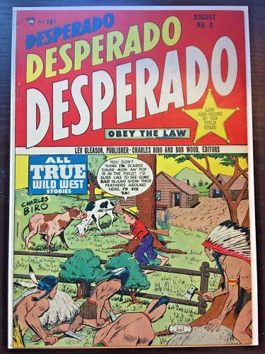 Desperado (1948 lev gleason) #2 7.5 vf- very fine- golden age comic western