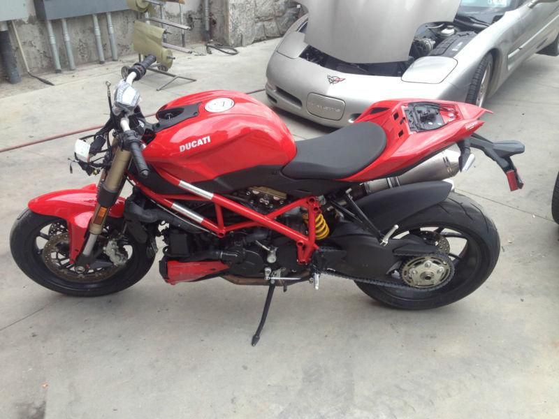 2012 Ducati Streetfighter 848 Salvage Project 1,300 Miles!