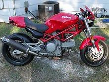 2006 Ducati Monster 626 TAIL CHOP w/ 8800 Mi. FAST BIKE in red on red !!!!