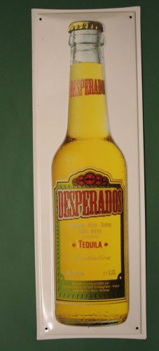 Original tequila desperados france beer pub advertisement metal plate sign new