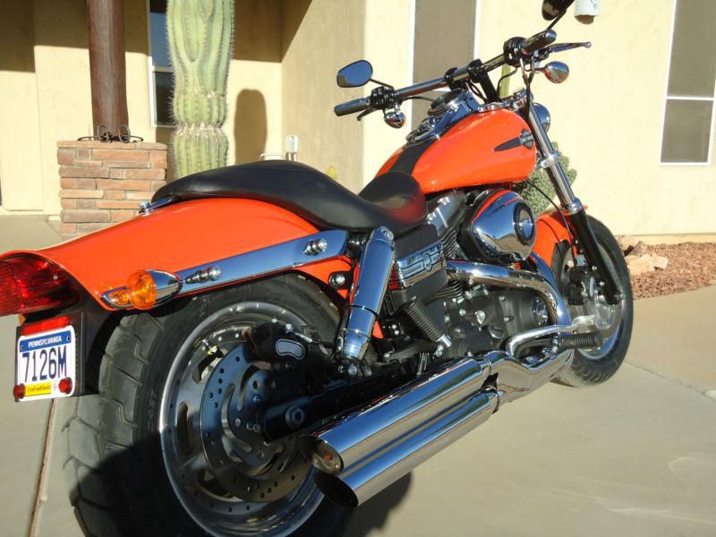 2012 Harley Davidson Fat Bob HD Orange