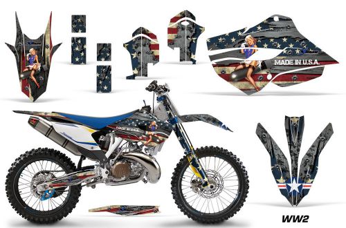 Husqvarna Husaberg 125/250/450 FE 501 Graphic Kit AMR Bike Decal Part WW2 BOMBER