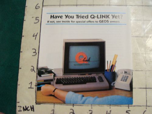 vintage video game item: HAVE YOU TRIED Q-LINK YET