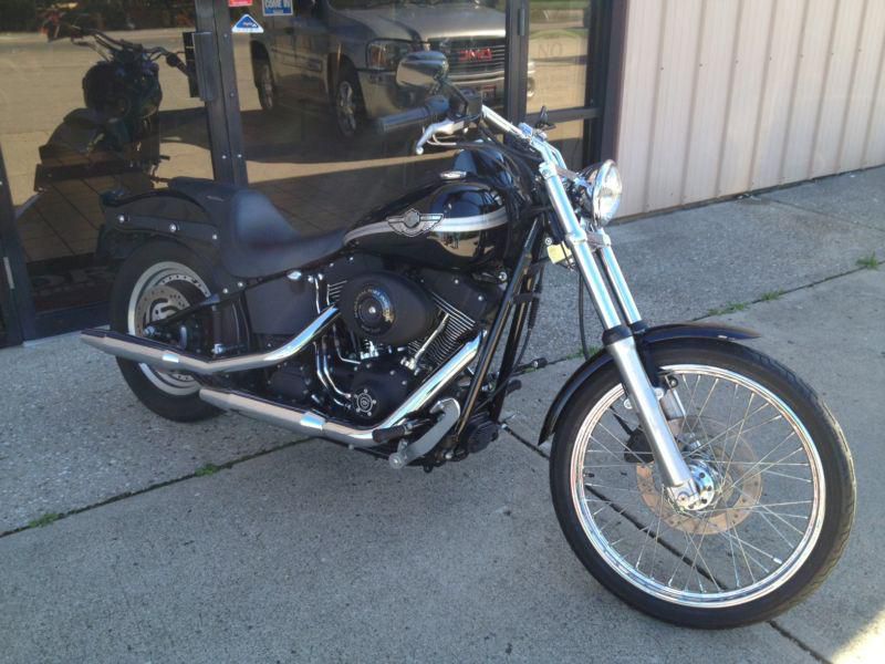 2003 harley-davidson fxstbi softail night train anniversary model one owner