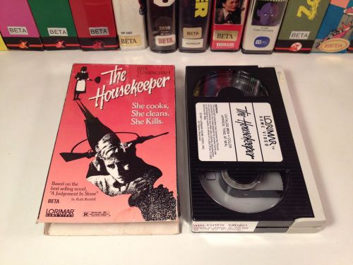 * The Housekeeper aka Judgement In Stone Betamax NOT VHS 1986 Horror Beta 80&#039;s