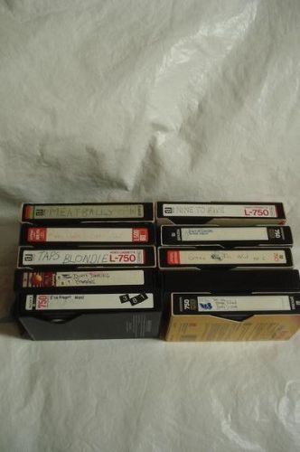 Vintage10 pre-recorded beta betamax tapes sold as blank