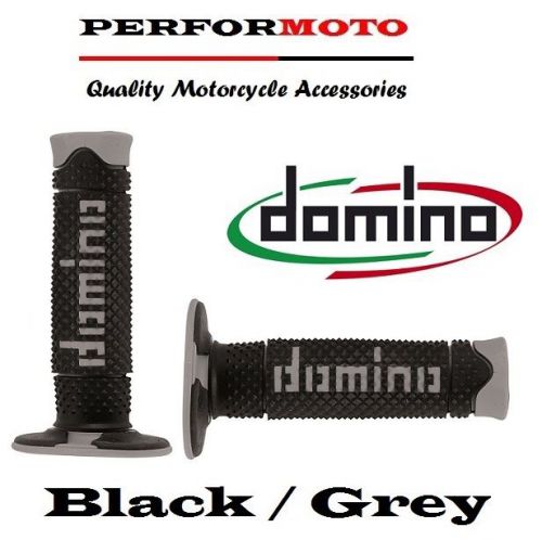 Domino full diamond grips black / grey husaberg fc400 4