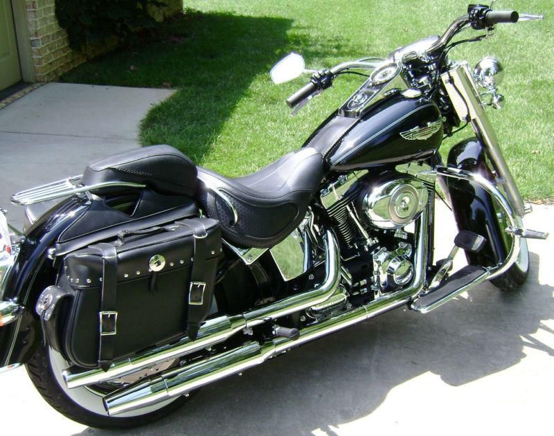 2011 Harley Davidson Softail FLSTN Cruiser 4400 mi. Black/Chrome, US $14,499.00, image 7