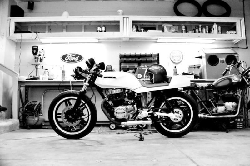 1981 Honda Hawk CB400T Cafe Racer