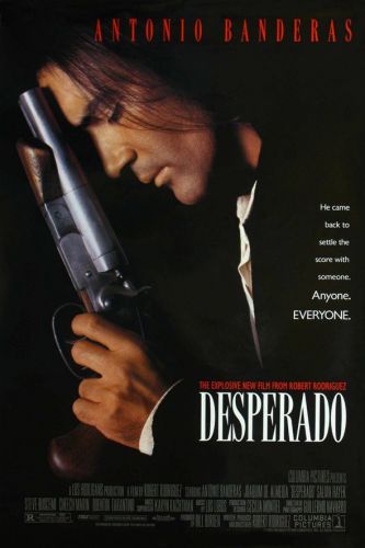 Desperado movie poster 1 sided original 27x40 antonio banderas