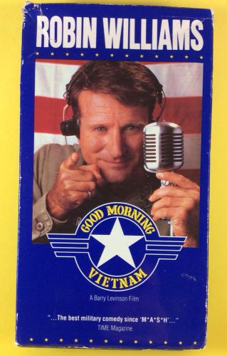 Good Morning Vietnam ROBIN WILLIAMS Barry Levinson Film BETA Video Tape 1987