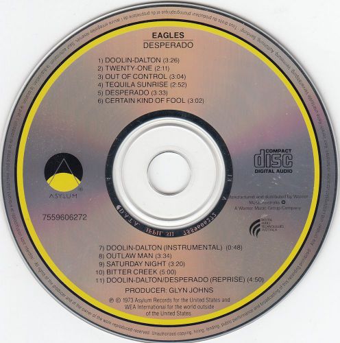 Eagles - Desperado CD, AU $9.00, image 4