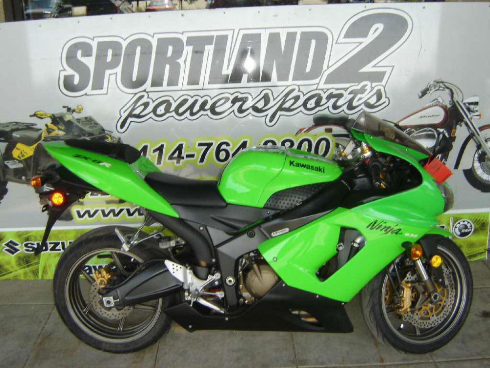 2005 kawasaki ninja zx-6r  sportbike 