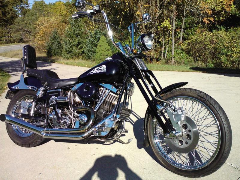 Harley Davidson shovelhead flh custom springer