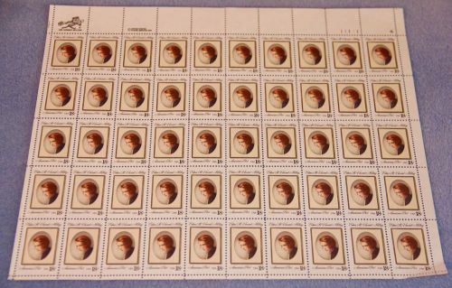 Unused Stamp Sheet - 18 cent Edna St Vincent Millay $9.00 Face Value