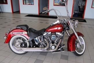 2005 harley davidson softail deluxe flstn, low miles, much chrome, like new