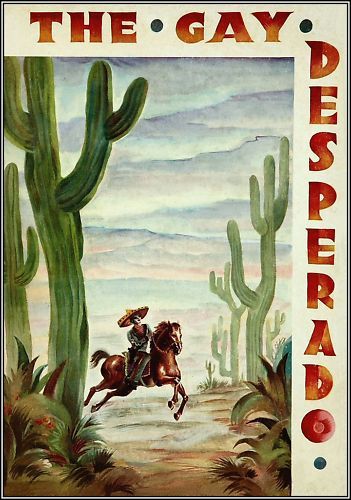 The Gay Desperado 1936 Movie Ida Lupino Vintage Poster Art Print Mexico Western