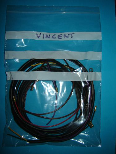 Vincent vee twin 1000 series c single 500 comet wiring harness loom 1948 to 1954