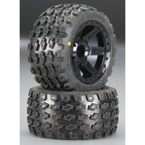Proline 1175-12 dirt hawg 2.8 mounted desperado wheels (2)