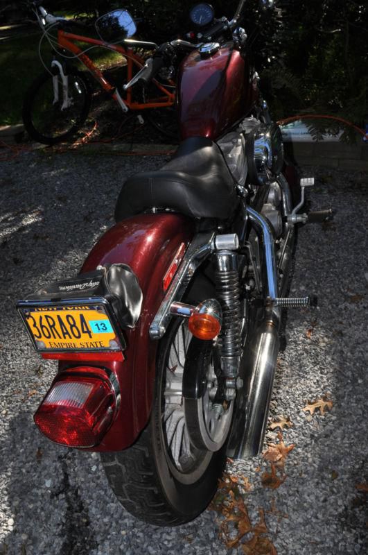 2002 Harley Davidson Sportster 883 XL Hugger, Low Miles, Clean, with extras, US $2,550.00, image 2