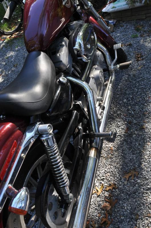 2002 Harley Davidson Sportster 883 XL Hugger, Low Miles, Clean, with extras, US $2,550.00, image 4