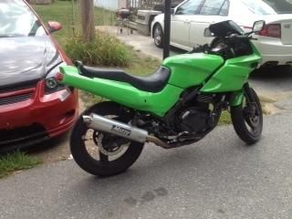 green 2006 ninja 500R, muzzy exhaust, US $1,000.00, image 2
