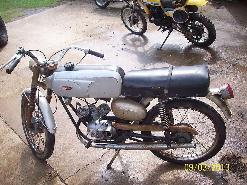 Wards Riverside 450SS 50cc Benelli Fireball ITALIAN MOTORCYCLE VINTAGE, US $495.00, image 6