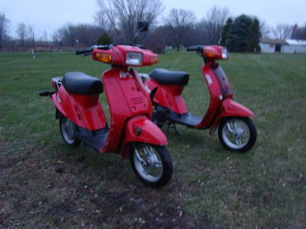 1988 Yamaha Riva Razz Scooters X2 with Titles!