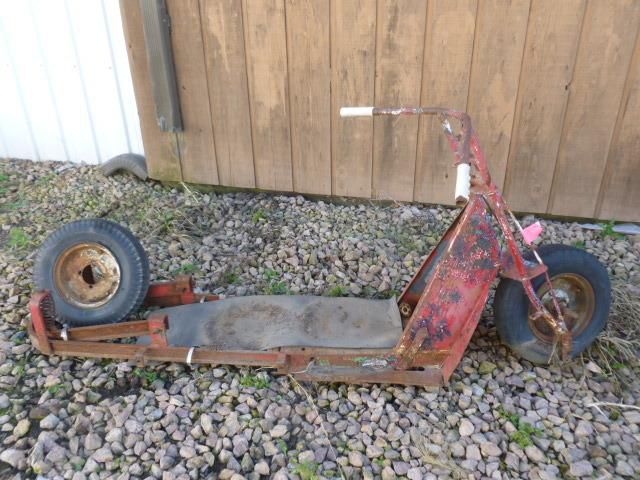 Cushman Chassis and Parts Model 50 Frame Front End Handlebars
