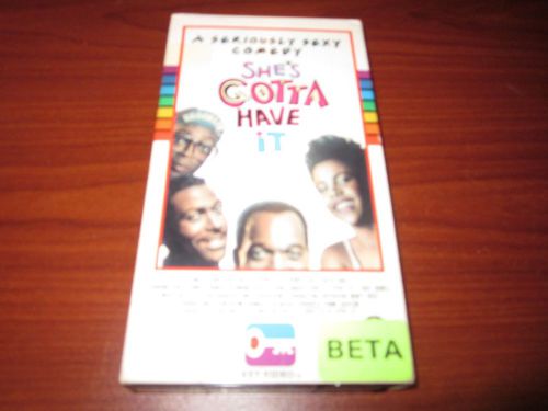 She&#039;s Gotta Have It - Spike Lee - Betamax Beta Movie