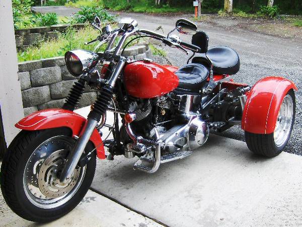 Custom harley davidson trike