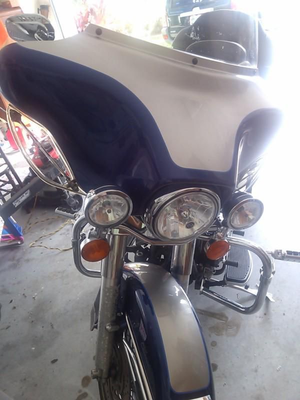 2007 Harley Davidson Electra Glide Classic FLHCT Blue/Silver Screamin Eagle Pipe