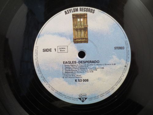 Eagles - Desperado on Asylum Records K 53 008 French Import, US $24.99, image 5