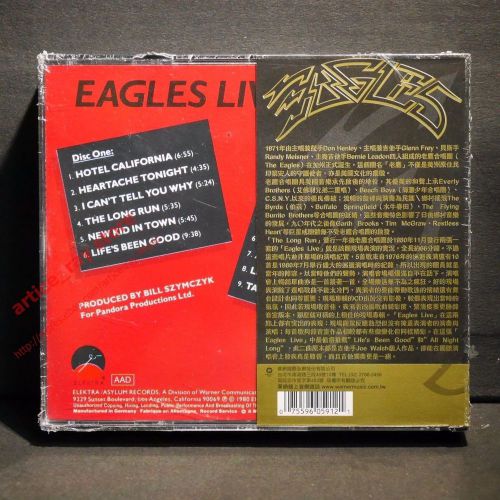 NEW Taiwan 2-CD w/OBI EAGLES Live 1980 Hotel California-Desperado-Take it easy, US $26.99, image 5