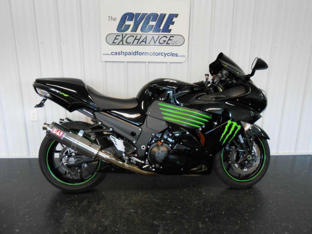 2009 Kawasaki Ninja ZX-14 Monster Energy Sportbike 