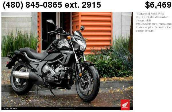 2014 Honda CTX700N 670cc 6-speed Black