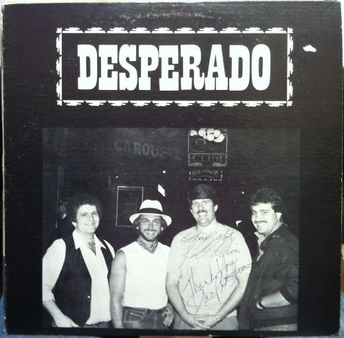 DESPERADO s/t LP Mint- Private MN 70&#039;s Rock Country AOR Signed By Band
