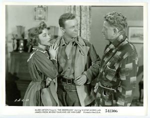 BEVERLY GARLAND, WAYNE MORRIS original movie photo 1954 THE DESPERADO