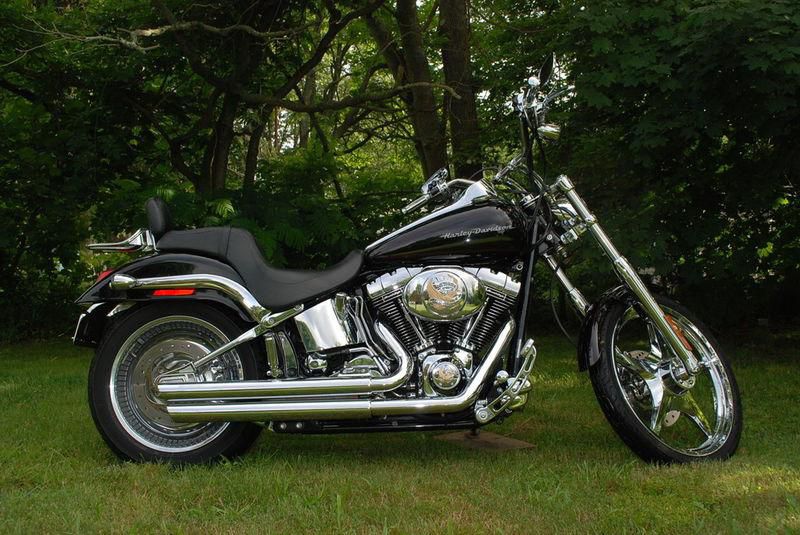 02 Harley Soft tail Deuce Screamin Eagle options. MINT, low miles, NO RESERVE
