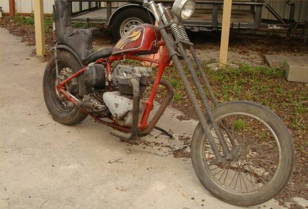 1956 Triumph Vintage Chopper Pre-Unit Motor (Rare) Cheap You Fix it!!!
