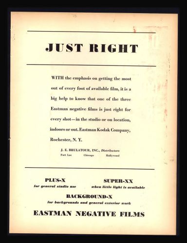 ORIGINAL 1943 "DESPERADOS" GLEN FORD -RANDOLPH SCOTT- EASTMAN KODAK -- MOVIE AD, US $12.95, image 3
