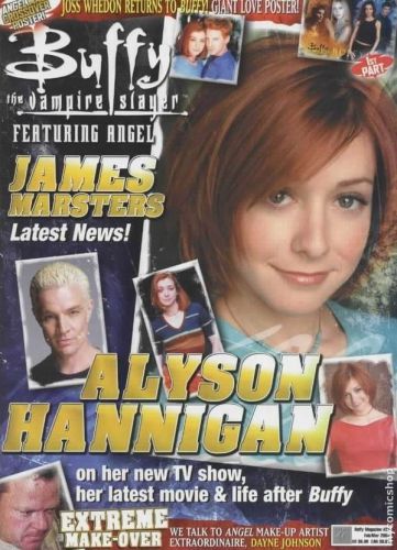 Buffy the vampire slayer magazine #23 alyson hannigan/dayne johnson/joss whedon