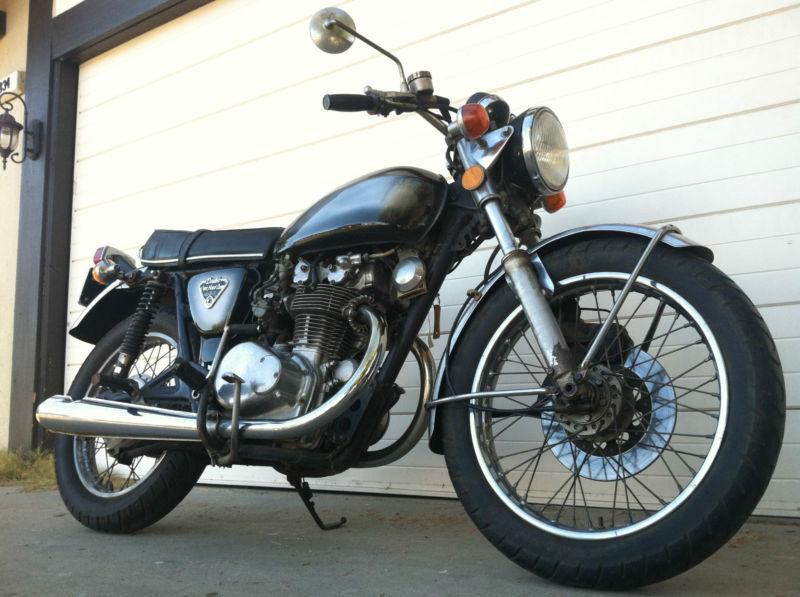 1971 honda cb 450 k4 super black bomber cafe cruiser vintage dohc rare find