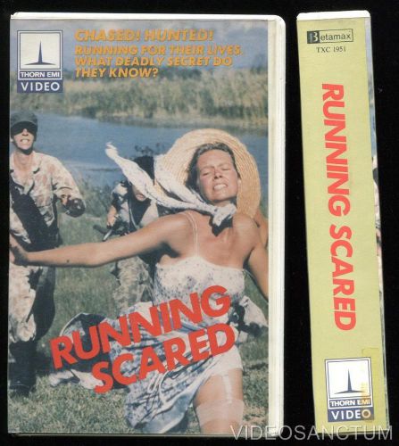 SPY THRILLER BETA NOT VHS RUNNING SCARED 1980 THORN EMI VIDEO JUDGE REINHOLD OOP
