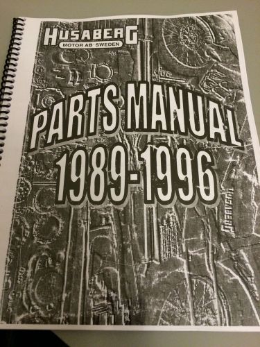 Husaberg 1989-1996 OEM Parts manual , great Re-Print Version , spiral bound