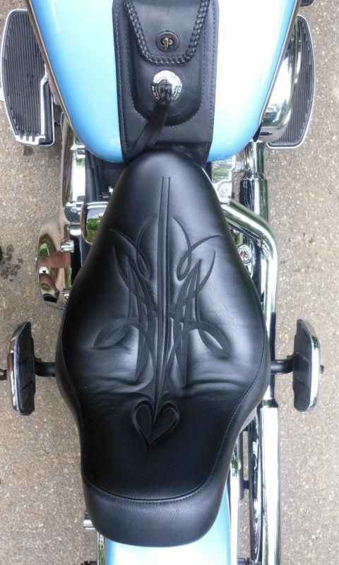 2007 Harley-Davidson FLSTC Softail Custom  Suede Blue Denim, US $11,800.00, image 11