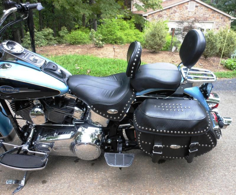2007 Harley-Davidson FLSTC Softail Custom  Suede Blue Denim, US $11,800.00, image 17