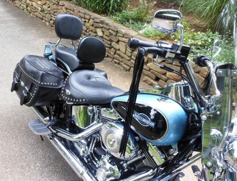 2007 Harley-Davidson FLSTC Softail Custom  Suede Blue Denim, US $11,800.00, image 18