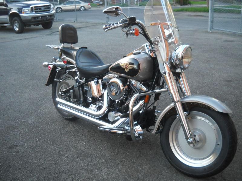 1997 harley davidson flstf fatboy factory 2 tone $4000 in options  low miles