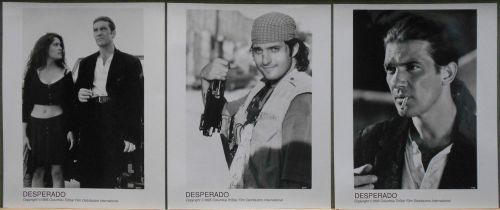 F22717 desperado robert rodriguez antonio banderas 3 b/w us 8x10 photos